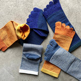 9-1151|ラミー&ビスコース 5本指アンクル