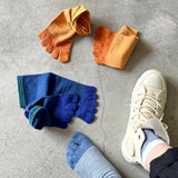 9-1151|ラミー&ビスコース 5本指アンクル