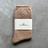 8-0036|鹿の子編みソックス