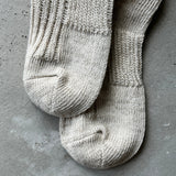 8-0025|Cotton x linen layered rib ankle length