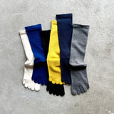 9-9011|オーガニックコットン五本指ソックス