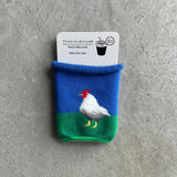 6-1005|アイスコーヒーのくつした ニワトリVer.