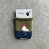 6-1005|アイスコーヒーのくつした ニワトリVer.