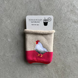 6-1005|アイスコーヒーのくつした ニワトリVer.