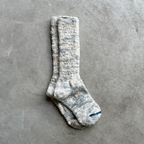 "Garabou" Organic Cotton Slipper Socks|7-6010 | Indigo