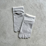 8-0400|五本指ソックス アンクル丈