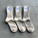 9-9006|オーガニックスーピマコットンのざっくりリブソックス