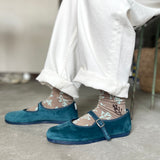 4-4001|Organic Cotton Rose Hip Pattern Socks