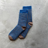 4-4005|Organic Cotton Mohair Stripes Socks