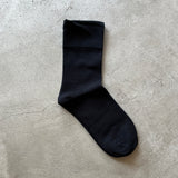4-1000|Organic Cotton Rubber Free Plain Socks