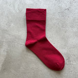 4-1000|Organic Cotton Rubber Free Plain Socks