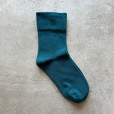 4-1000|Organic Cotton Rubber Free Plain Socks