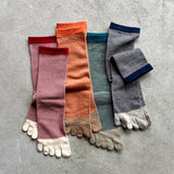 4-4002|Organic Cotton Yak Toe Socks