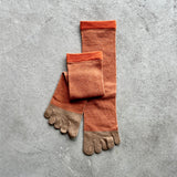 4-4002|Organic Cotton Yak Toe Socks