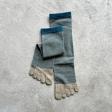 4-4002|Organic Cotton Yak Toe Socks