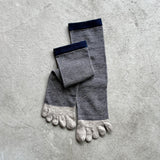 4-4002|Organic Cotton Yak Toe Socks