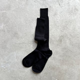 4-1003|Organic Cotton Ribbed Knee Socks