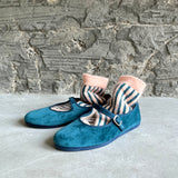 4-4005|Organic Cotton Mohair Stripes Socks