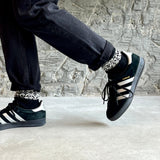 4-4011|Wool Organic Cotton Snow Pattern Socks