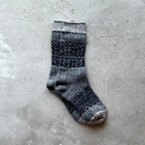 4-4011|Wool Organic Cotton Snow Pattern Socks