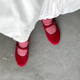 4-4006|Wool Ribbed Knee Socks