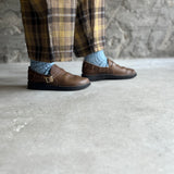4-4007|Linen Wool Ribbed Socks