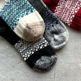 4-4011|Wool Organic Cotton Snow Pattern Socks
