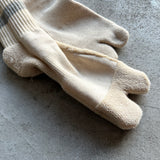 4-4008|Organic Cotton Yak Pile Soles Tabi Socks
