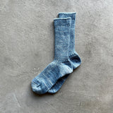 4-4007|Linen Wool Ribbed Socks