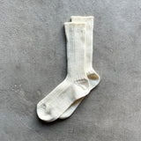 4-4007|Linen Wool Ribbed Socks