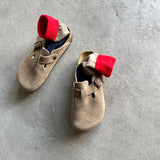 4-4010|Wool Organic Cotton Yak Pile Soles Socks