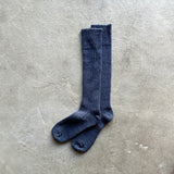 4-4006|Wool Ribbed Knee Socks