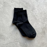 4-4004|Wool Plain Ankle Socks
