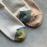 Organic Cotton Linen Sneaker Socks|7-5013