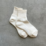Organic Cotton Ankle Pile Socks|7-5004