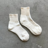 Organic Cotton Ankle Pile Socks|7-5004