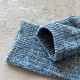 Indigo Organic Cotton Pile Crew Socks | 7-5021