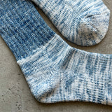 Indigo Organic Cotton Pile Crew Socks | 7-5021