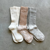 Organic Cotton Pile Socks|7-5003