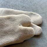 Organic Cotton Blended Yak Pile Tabi Socks|7-5005