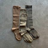 Organic Cotton Blended Yak Knee Socks | 7-5017