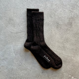 Alpaca Cable Pattern Socks|7-5008
