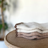 Alpaca Organic Cotton Garland Stitch Pile Socks|7-5011