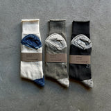 Organic Cotton 100% Ribbed Socks|7-5007