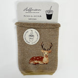 6-1003|アイスコーヒーのくつした 鹿Ver.