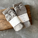 8-0450|スーピマ×ヤク 足袋型パイルソックス