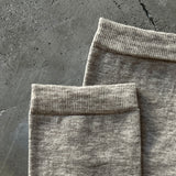 8-0046 | Supima x Yak Plain High Socks