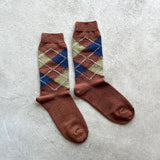 9-1128|ウール&コットン エックスマシーンアーガイル