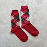 9-1128|ウール&コットン エックスマシーンアーガイル