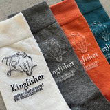 4-2004|Organic Cotton Bird Pattern Socks